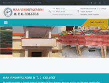 Tablet Screenshot of mvvbtccollege.org